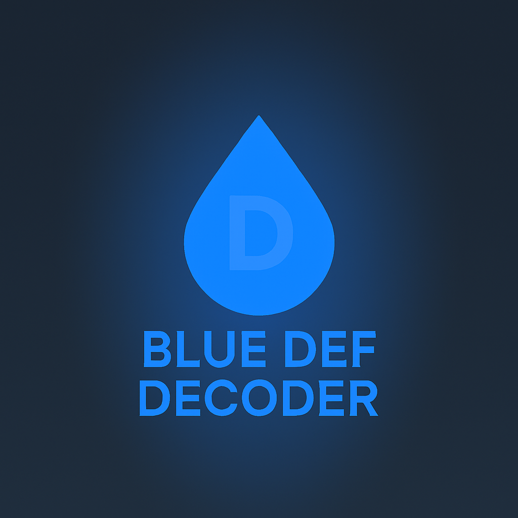 Blue DEF Decoder app screens